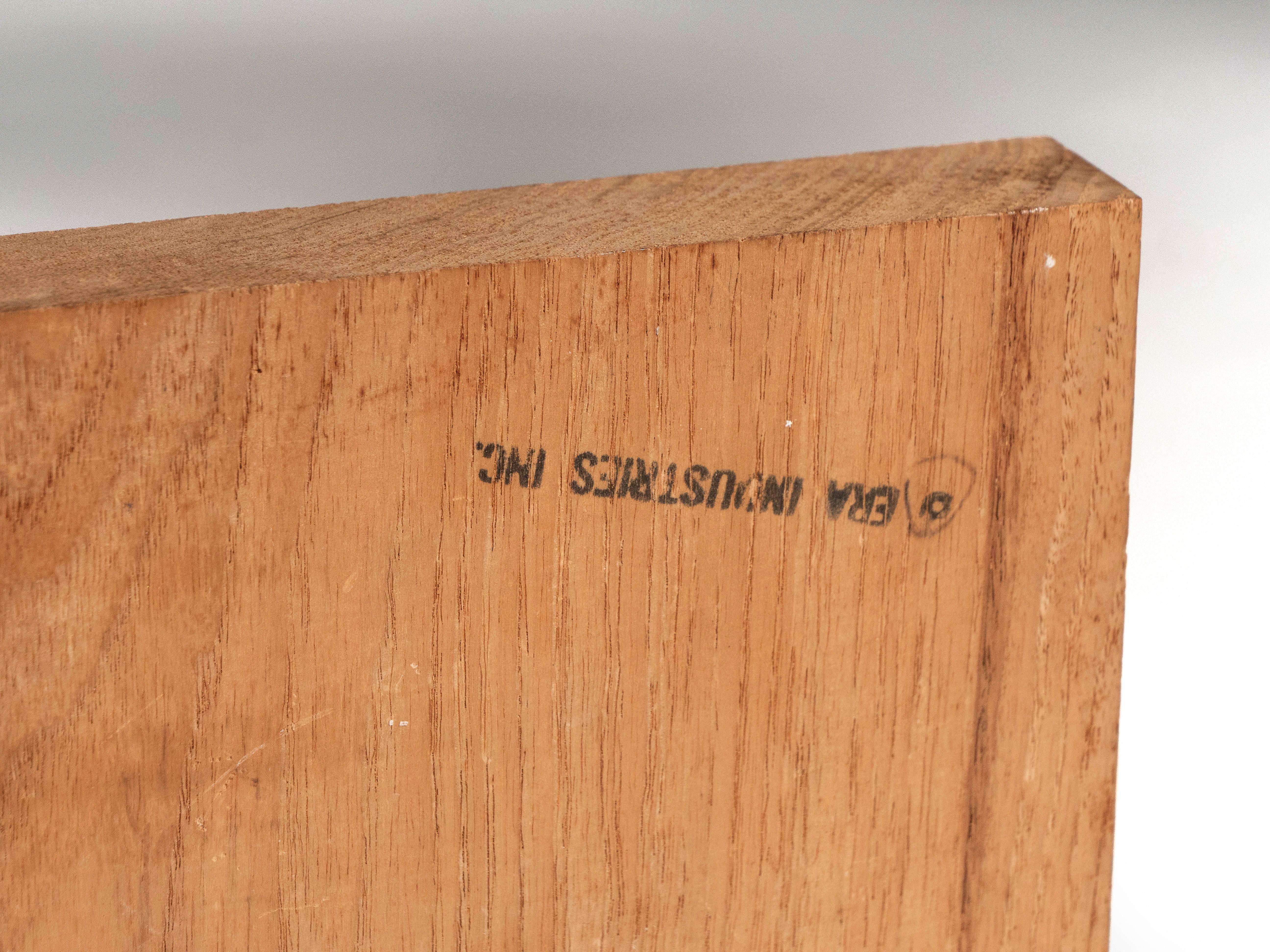 Pannello in legno di Eveyln & Jerome Ackerman con scultura di cavallo in Oak per Era Industries, 197 in vendita 3