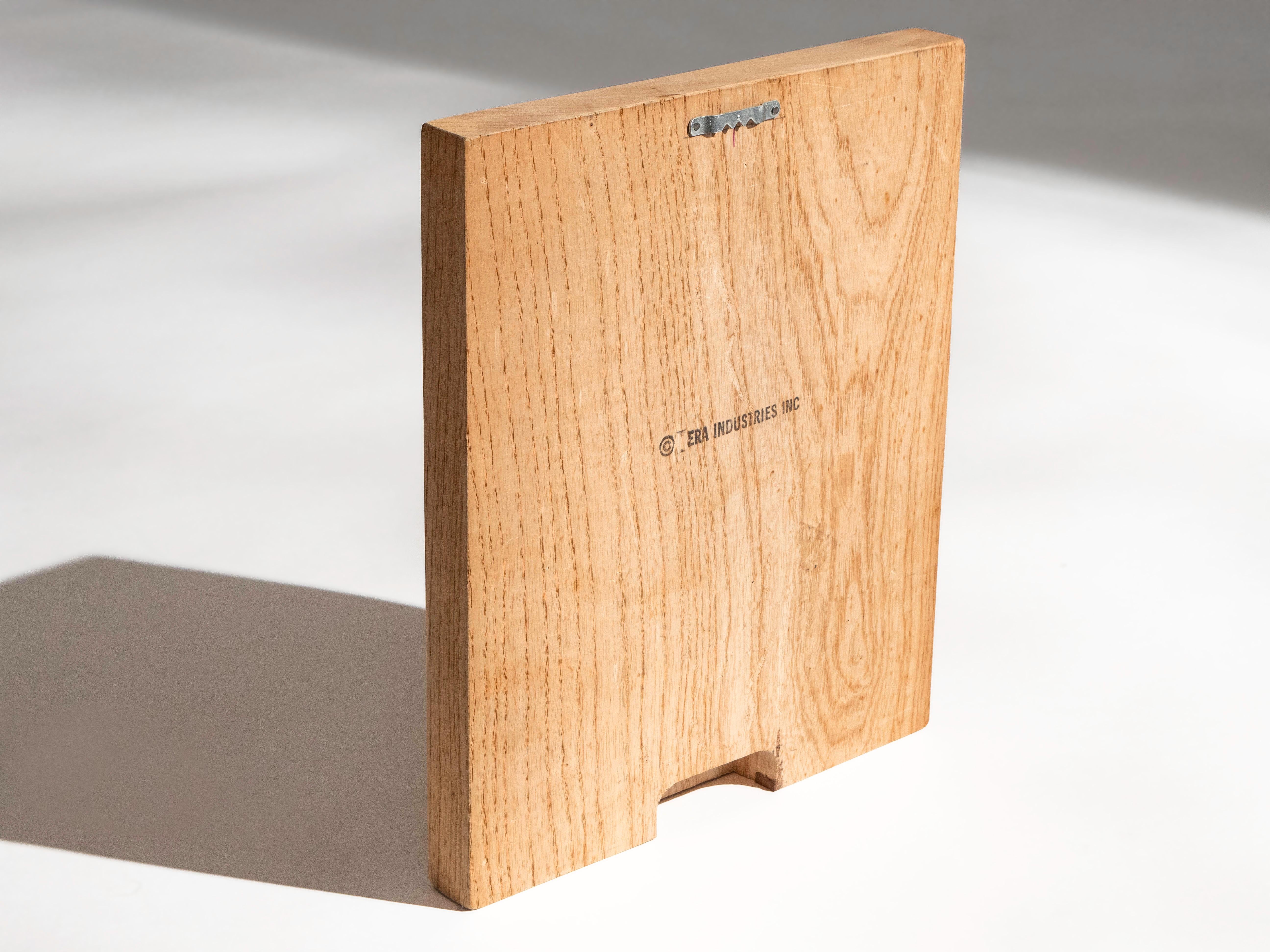Pannello in legno di Eveyln & Jerome Ackerman con scultura di cavallo in Oak per Era Industries, 197 in vendita 2