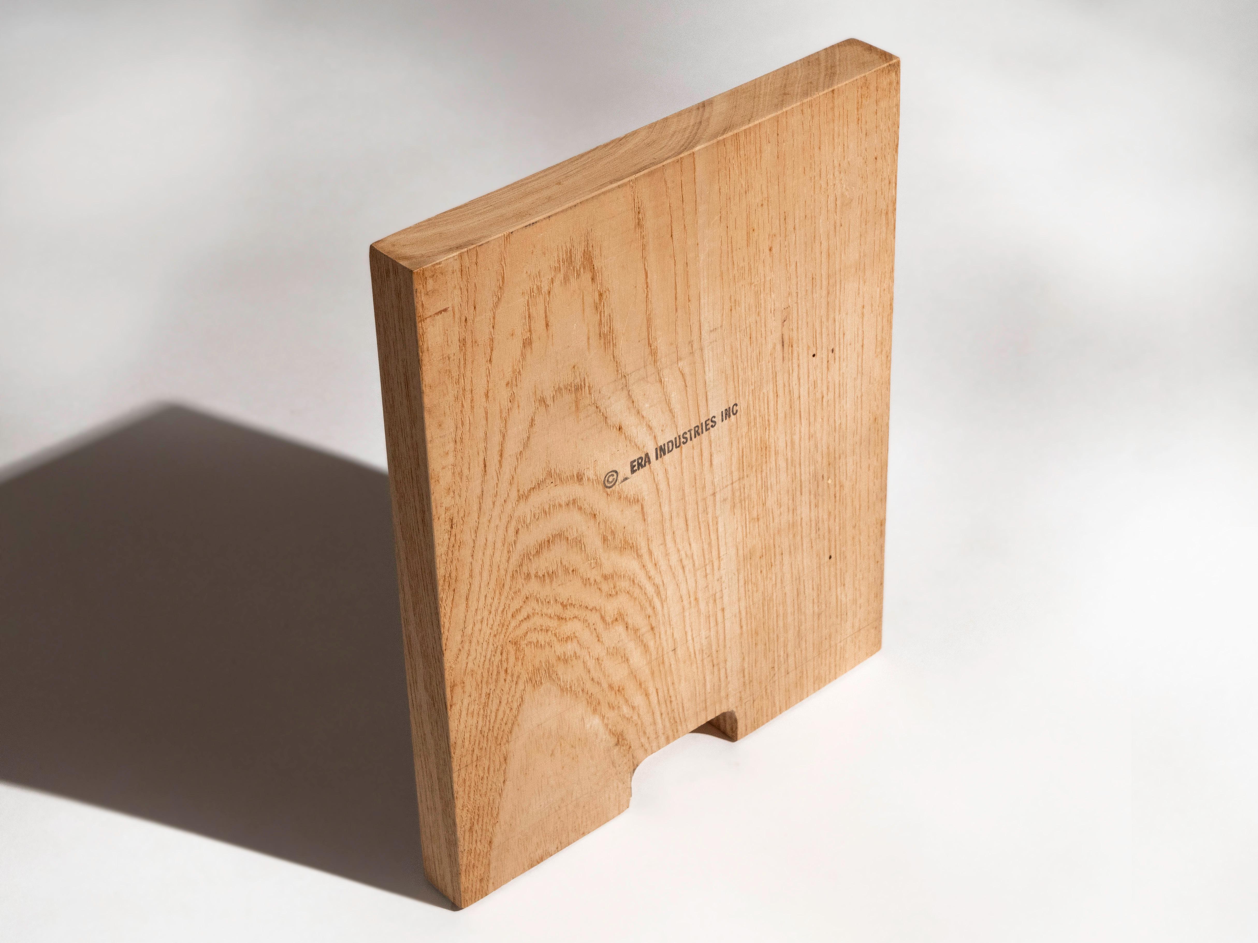 20ième siècle Panneau en bois sculpté au soleil en Oak pour Era Industries, 1970 en vente