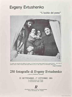 Affiche d'exposition Evgeney Evtushenko d'après Evgeney Evtushenko - 1981