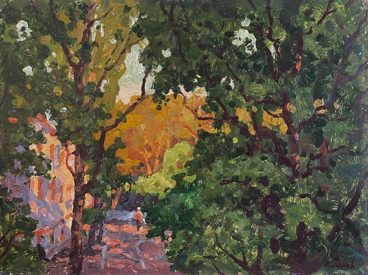 Landscape Painting Evgeni Chuikov - Journée dans le parc