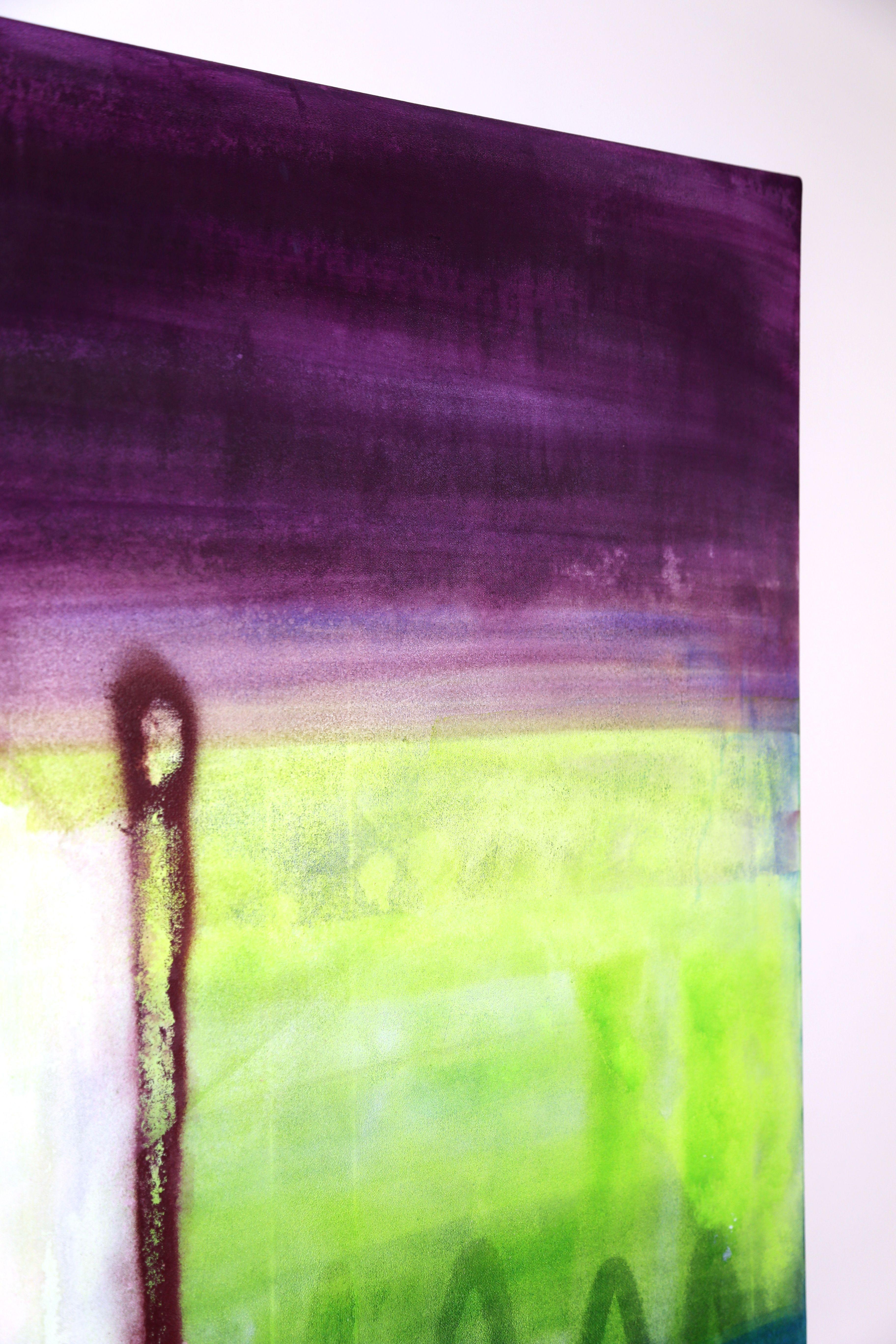 Abstraktes Gemälde 138, Gemälde, Acryl auf Leinwand – Painting von Evgenia  Makarova 
