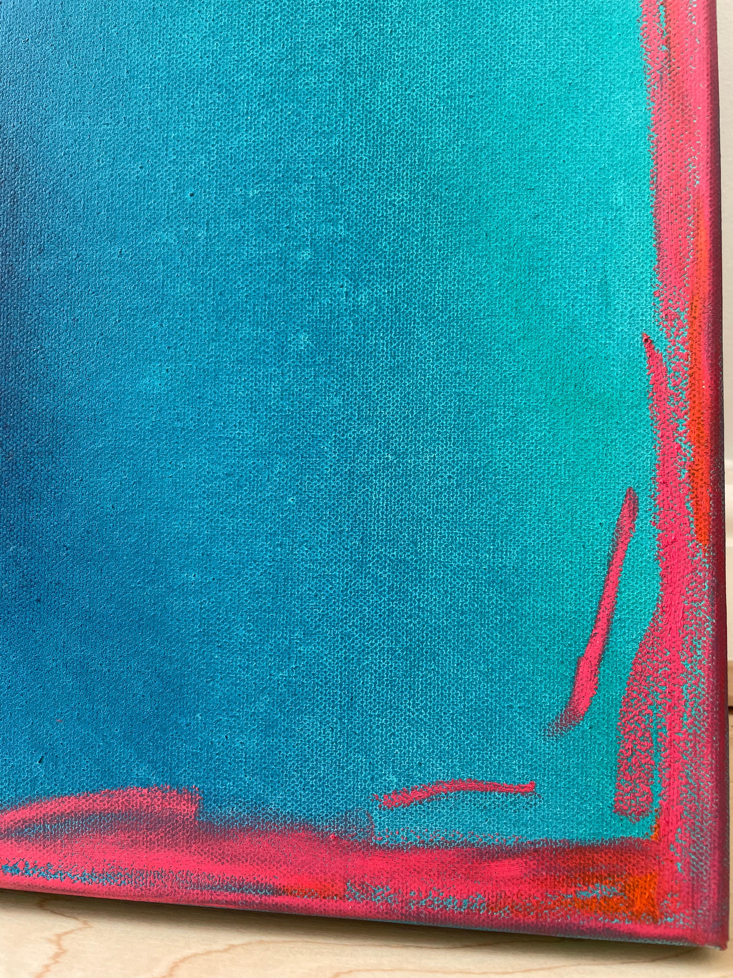 Blue My Mind, Original Abstract Minimalist Painting en vente 1