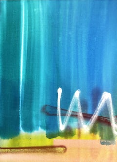Vague océanique. Peinture abstraite 136, peinture, acrylique sur toile