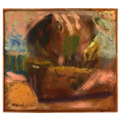 Evgenij Klenø, Danish Painter, Modernist Landscape, Oil on Canvas