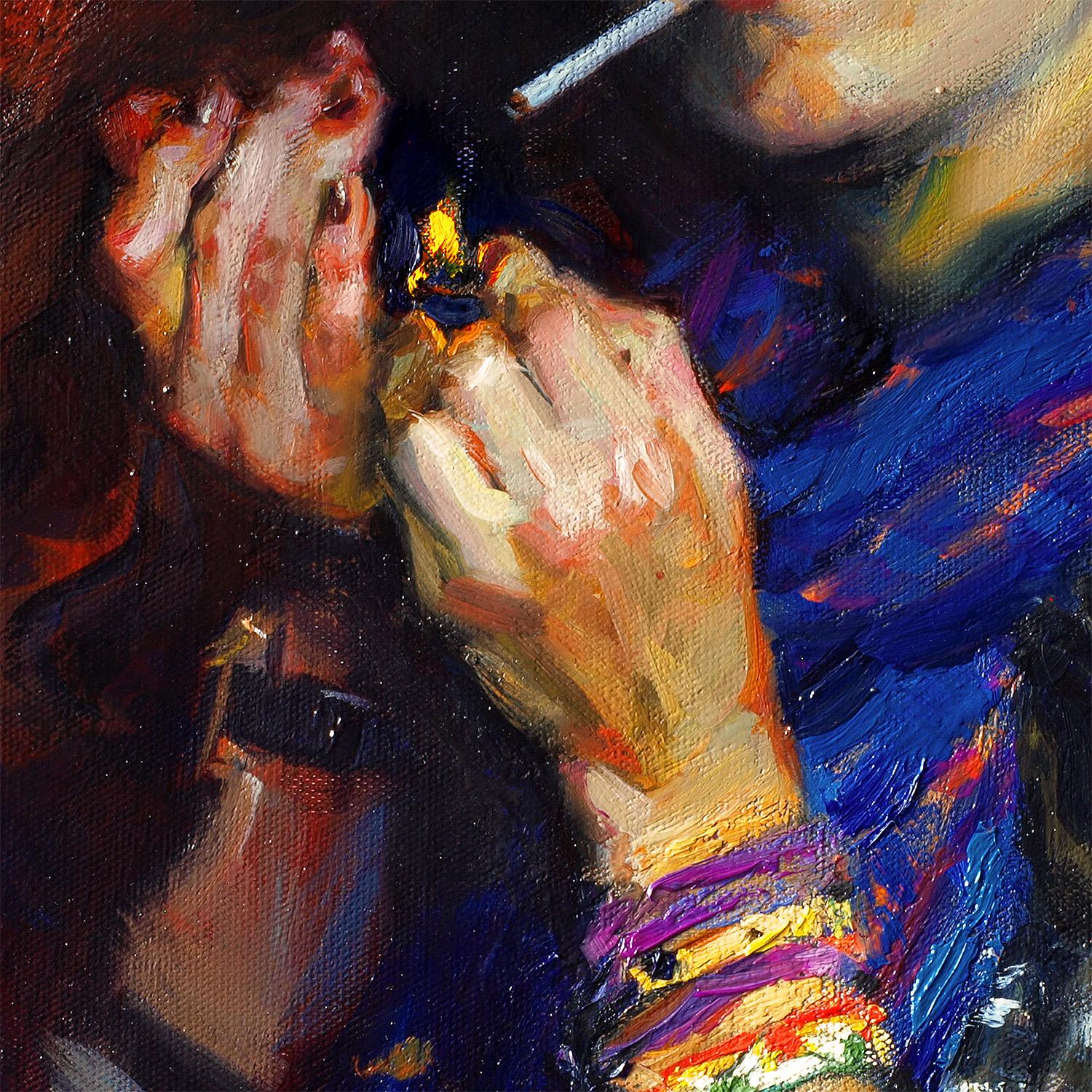 Nessun rimpianto - Painting Realismo di Evgeniy Monahov