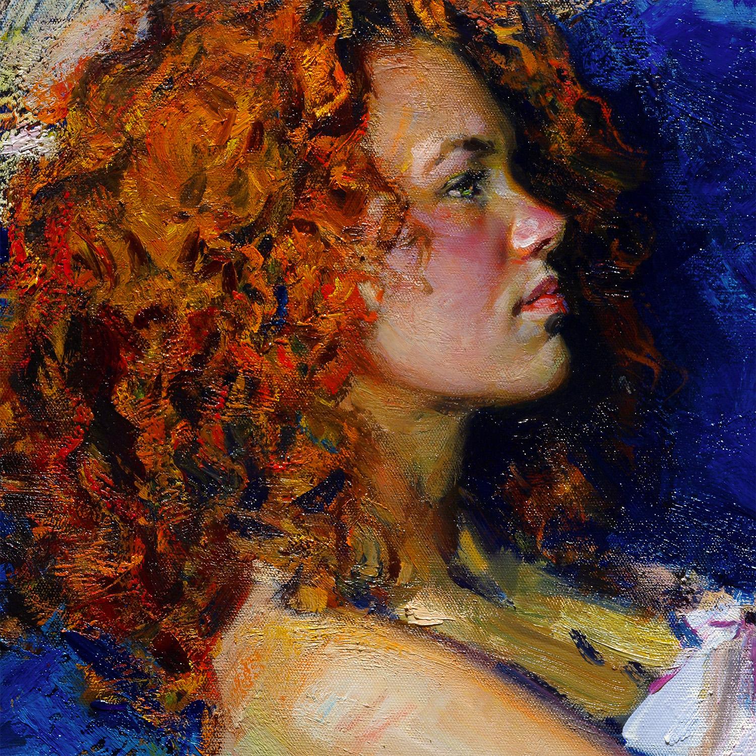 The dreamer - Painting by Evgeniy Monahov