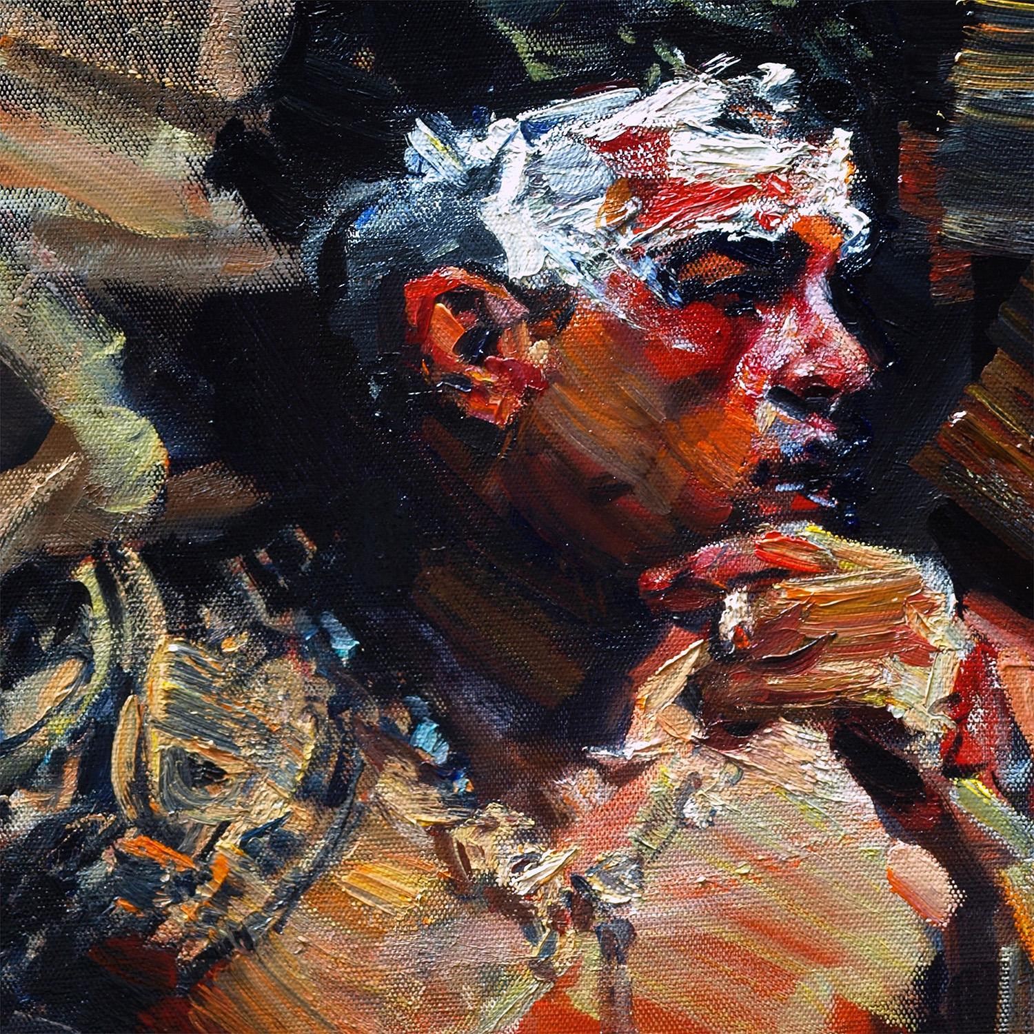Lobos jóvenes - Painting de Evgeniy Monahov