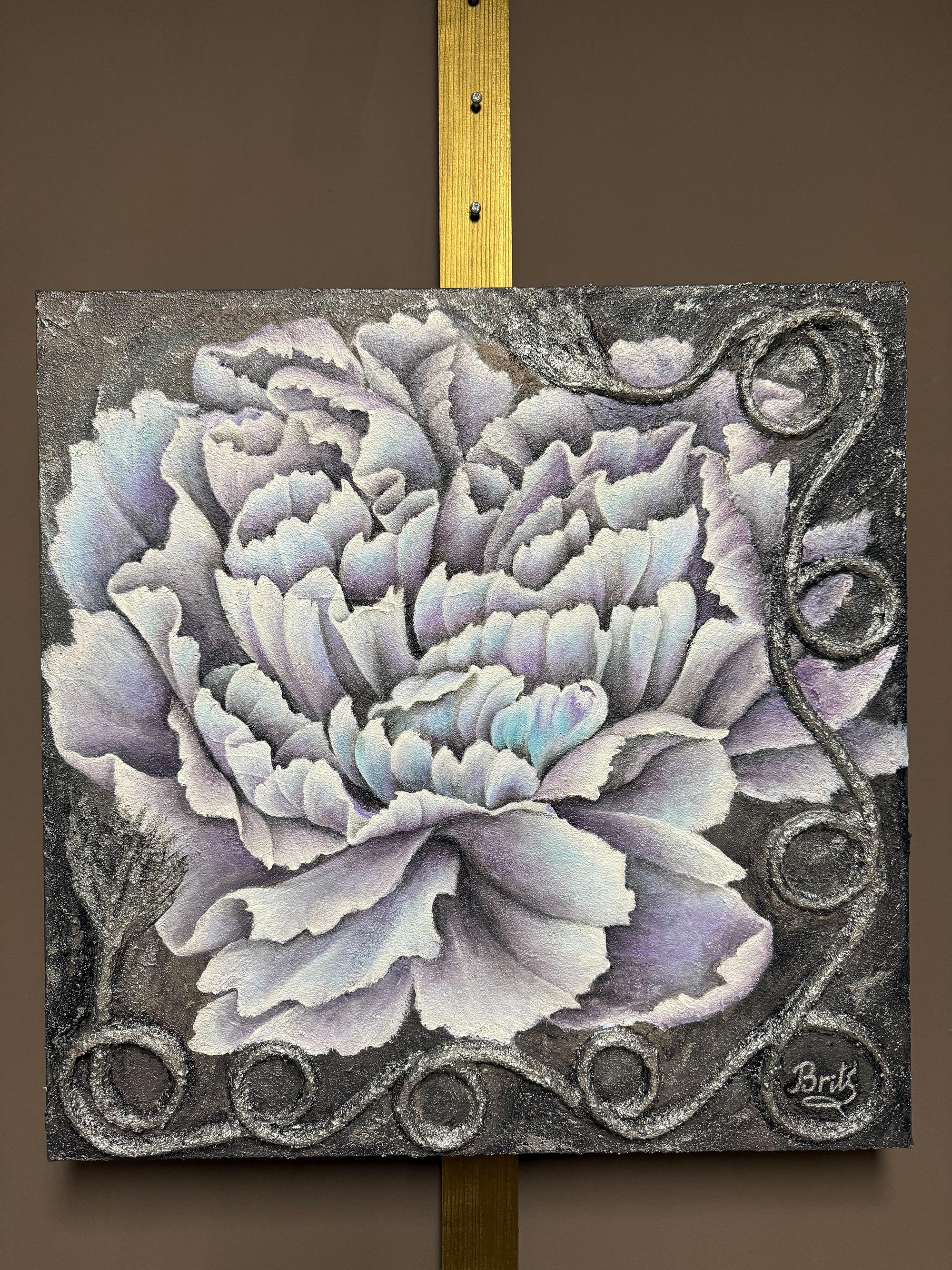 Clavel Azul - Painting de Evgeniya Brits