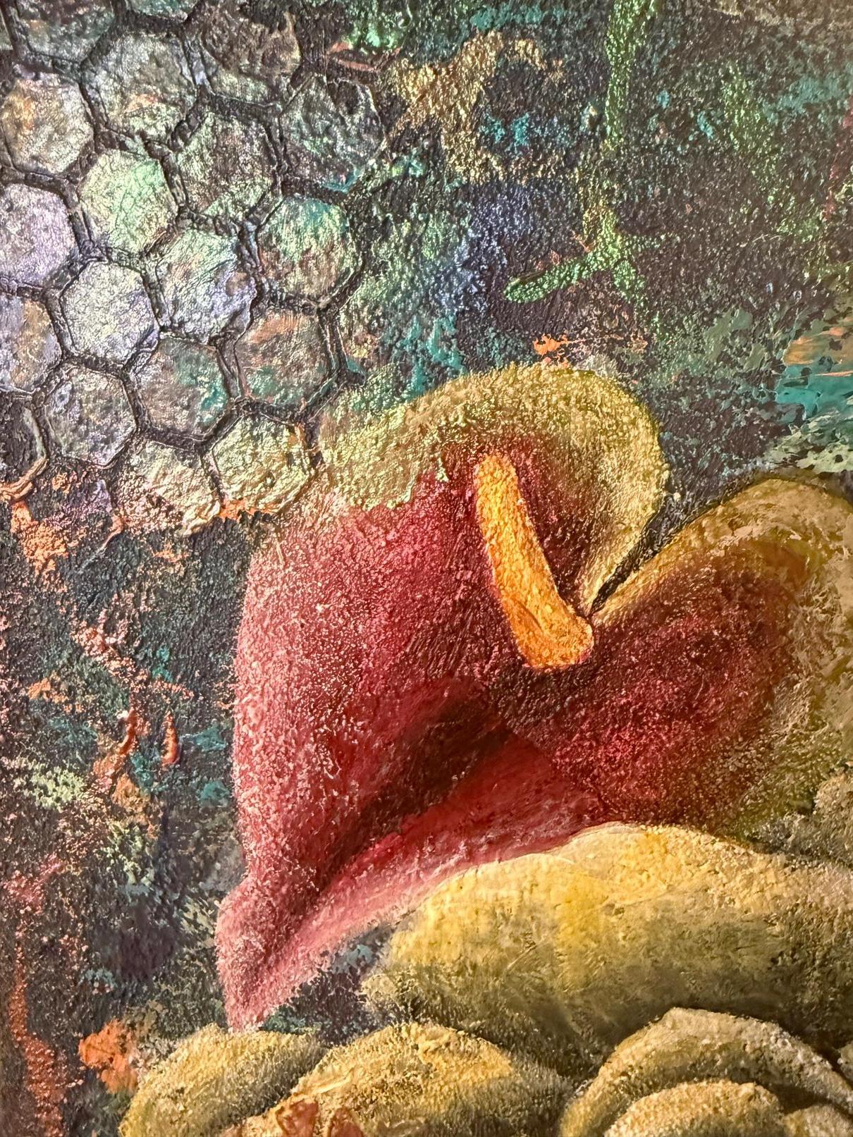 Flower colors - Abstract Impressionist Painting by Evgeniya Brits