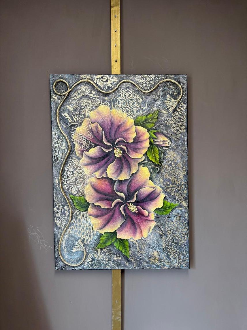 goldene Spitze – Painting von Evgeniya Brits