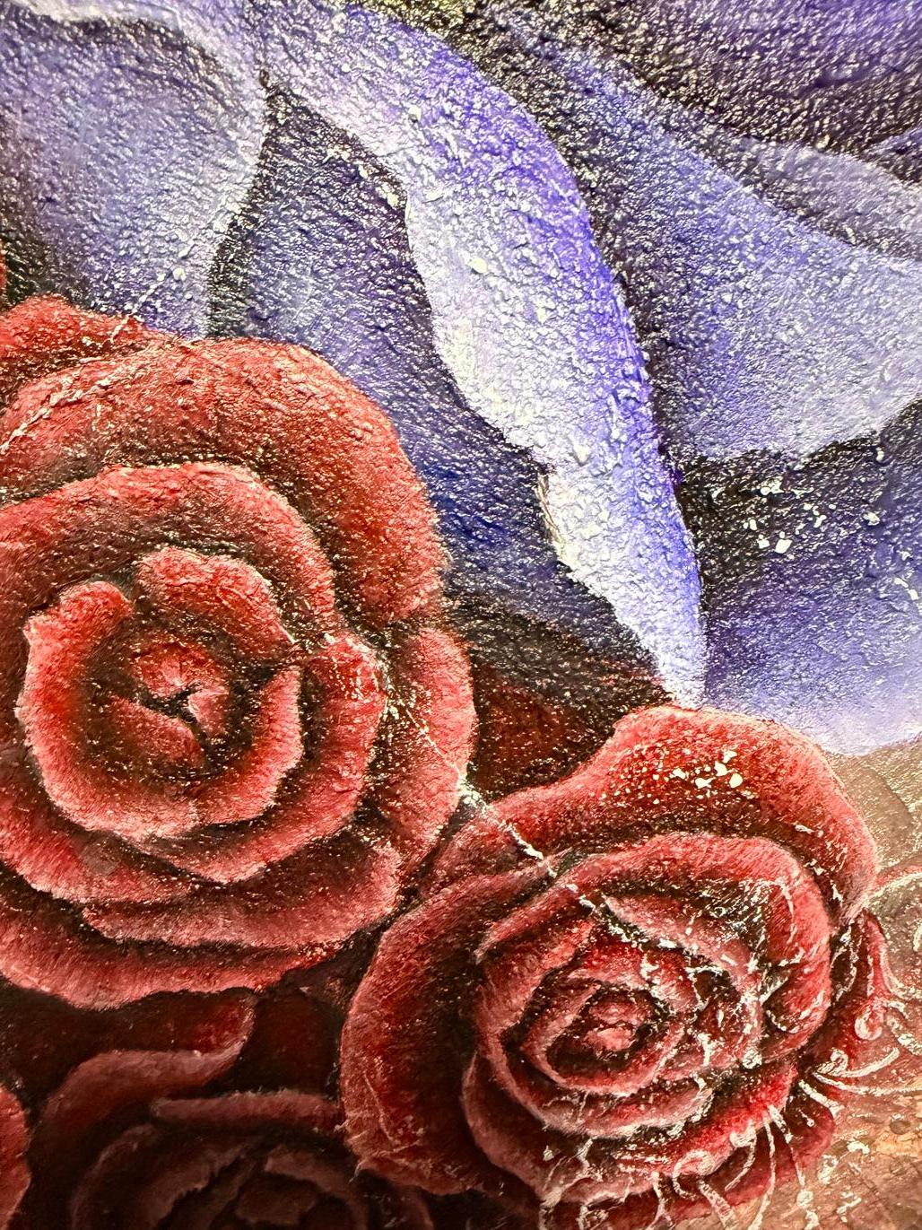 Guardians of the Blue - Pop Art Painting by Evgeniya Brits