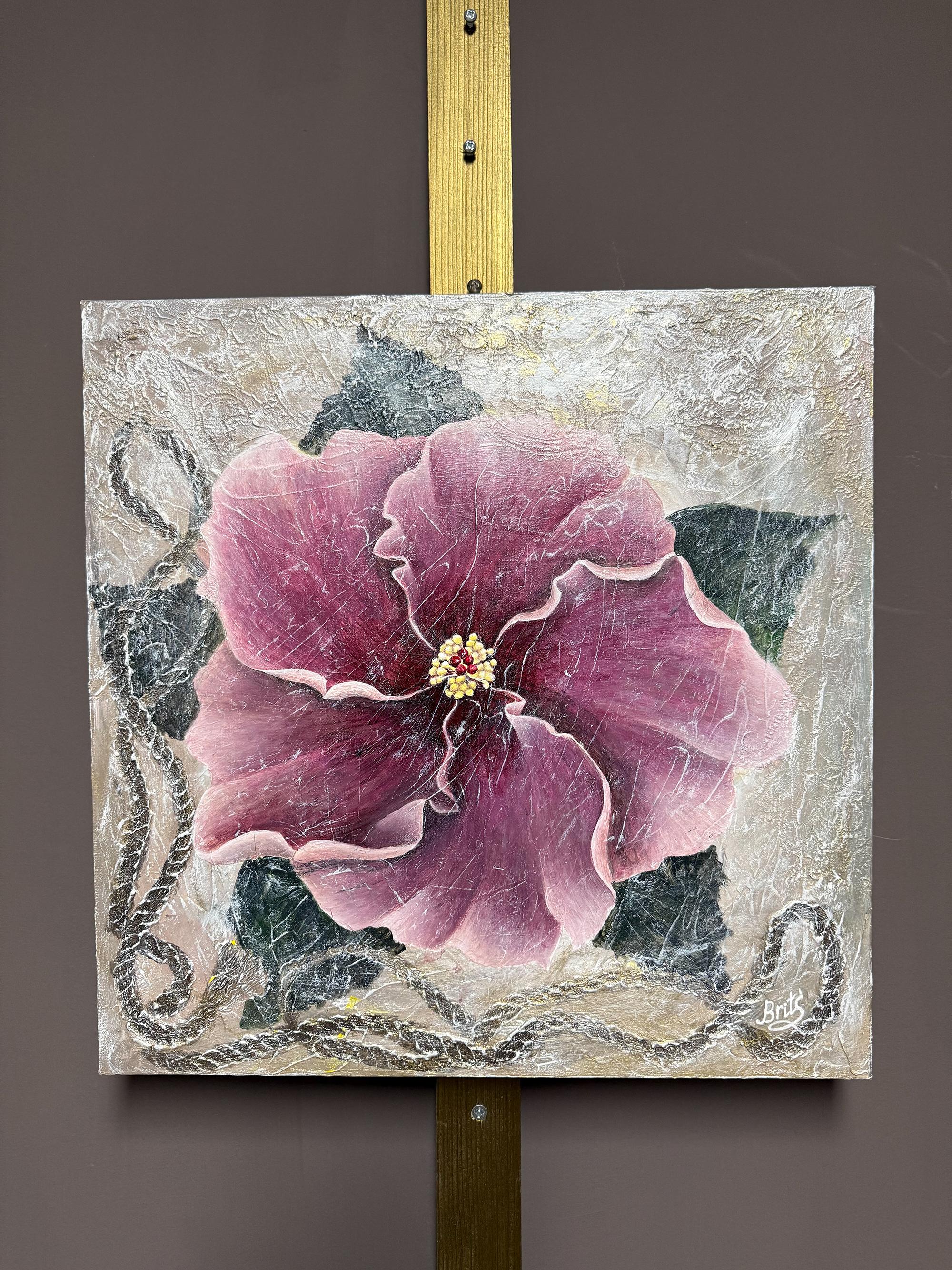 Hibisco 2 - Painting di Evgeniya Brits