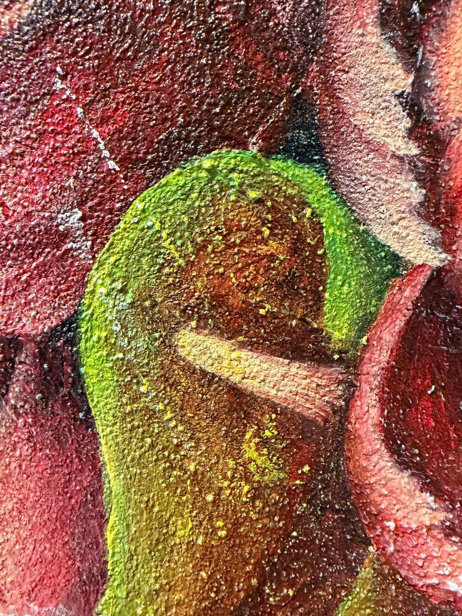 Peonies of Time - Pop Art Painting by Evgeniya Brits