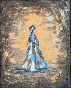 "The girl under the oonlight."