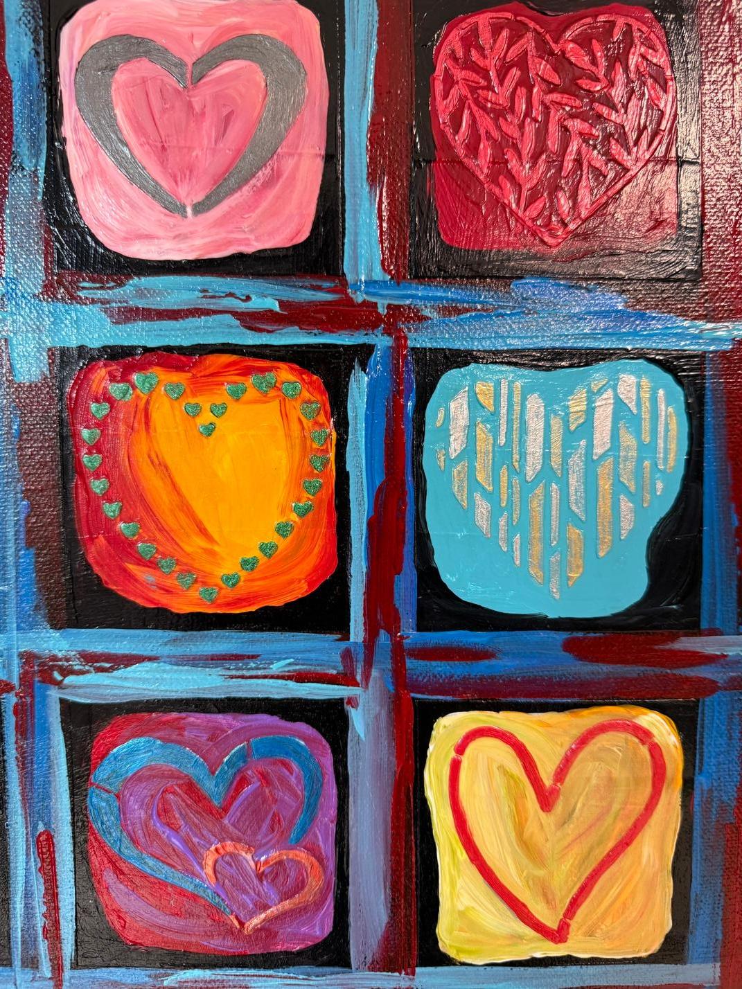 ¿Qué sientes hoy? - Abstract Painting Gris de Evgeniya Brits