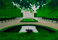 "Versailles" Peinture à l'huile 33" x 47" pouces par Evgeniya Buravleva