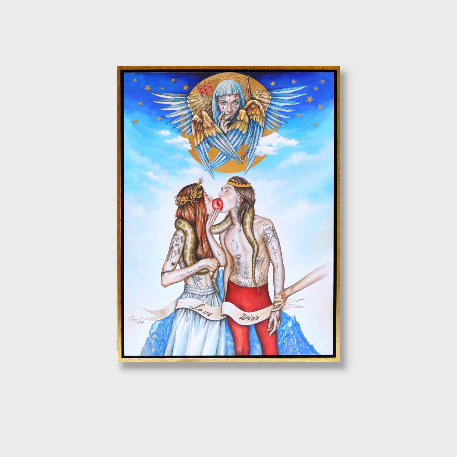 Obra de Arte Figurativo Realismo Mágico, 