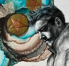 Magic Realism Figurative Artwork, "Mastery" by Evgeniya Golik