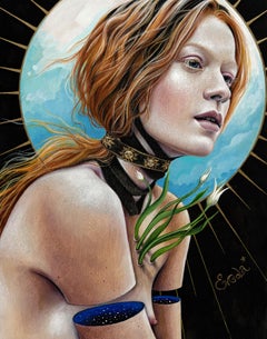 Magic Realism Figurative Artwork, "Venus" by Evgeniya Golik 