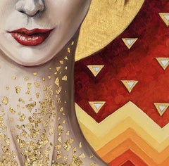 Magic Realism Figurative Artwork, "Fantastic Fox" by Evgeniya Golik