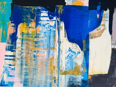 Confiance dans l
incertitude - Peinture acrylique géométrique abstraite