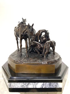 Evgeny Alexandrovitch Lanceray „ Jagd Party“