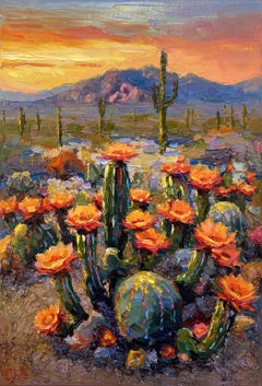 "Cactus in fiore"
