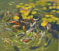 "Koi in the pond"