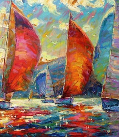 Morning by the Sea, Impressionist Landscape Painting, Oil on Canvas, 2026