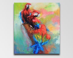 "Red parrots"