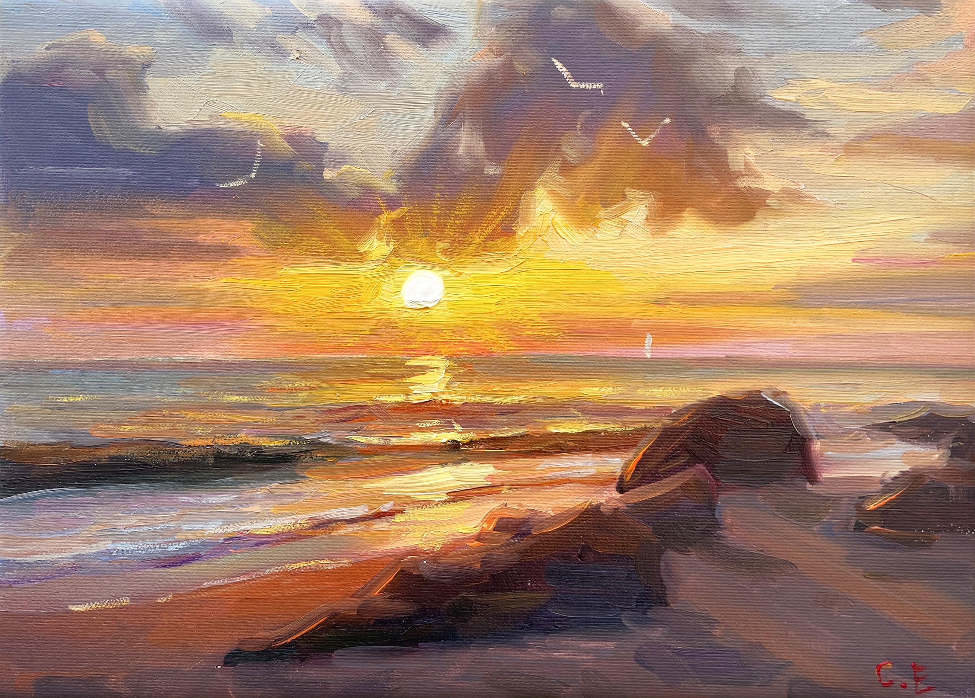 "Sunset embankment"