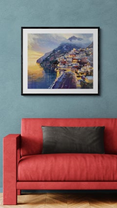 "Sonnenuntergang über der Stadt"