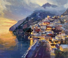 "Sonnenuntergang über der Stadt"