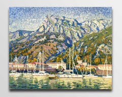 "Yachts at the pier"