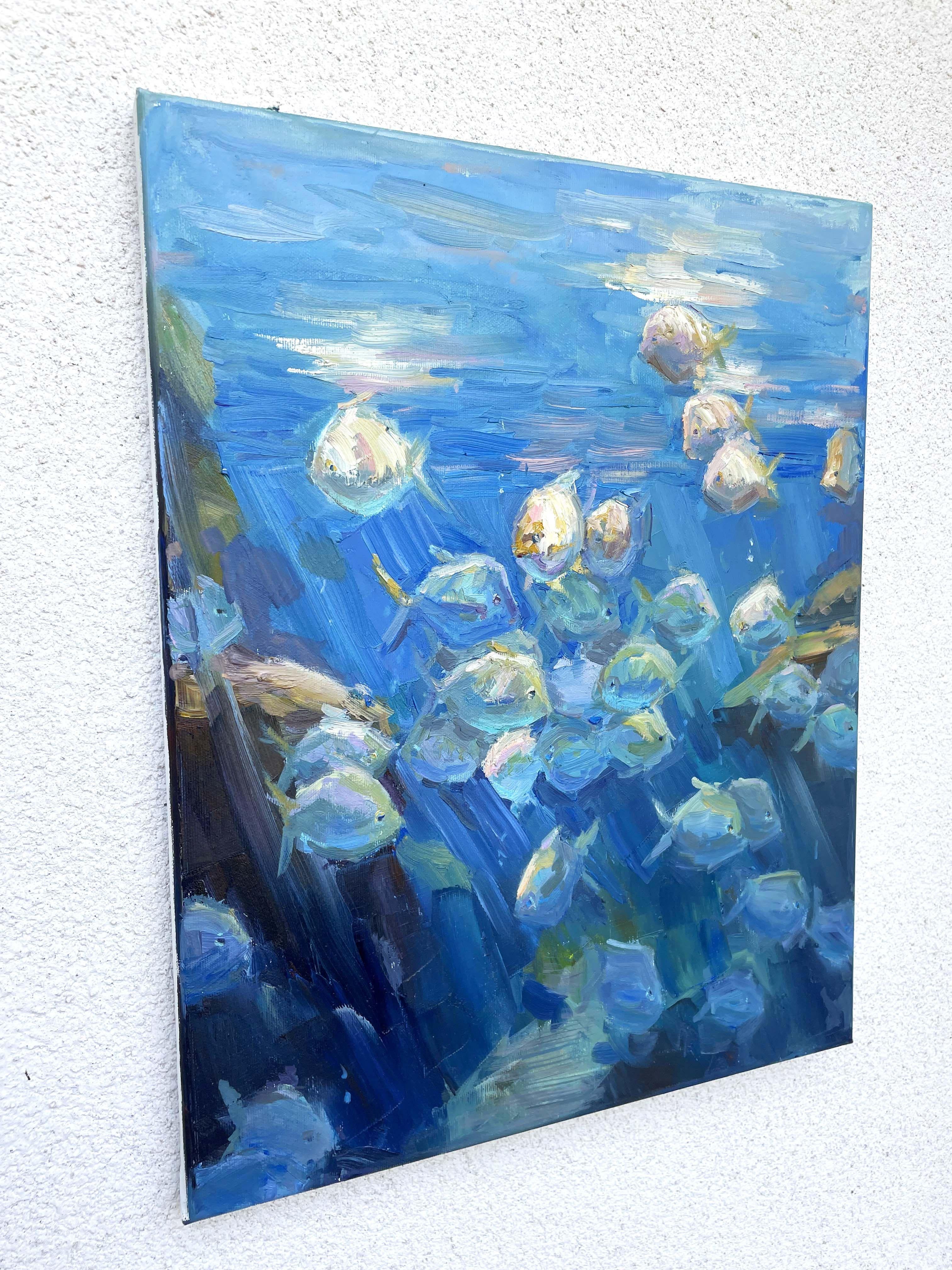 Peinture à l'huile originale de l'artiste ukrainien Evgeny Chernyakovsky      
