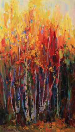 Birch, Painting, Oil on Canvas
