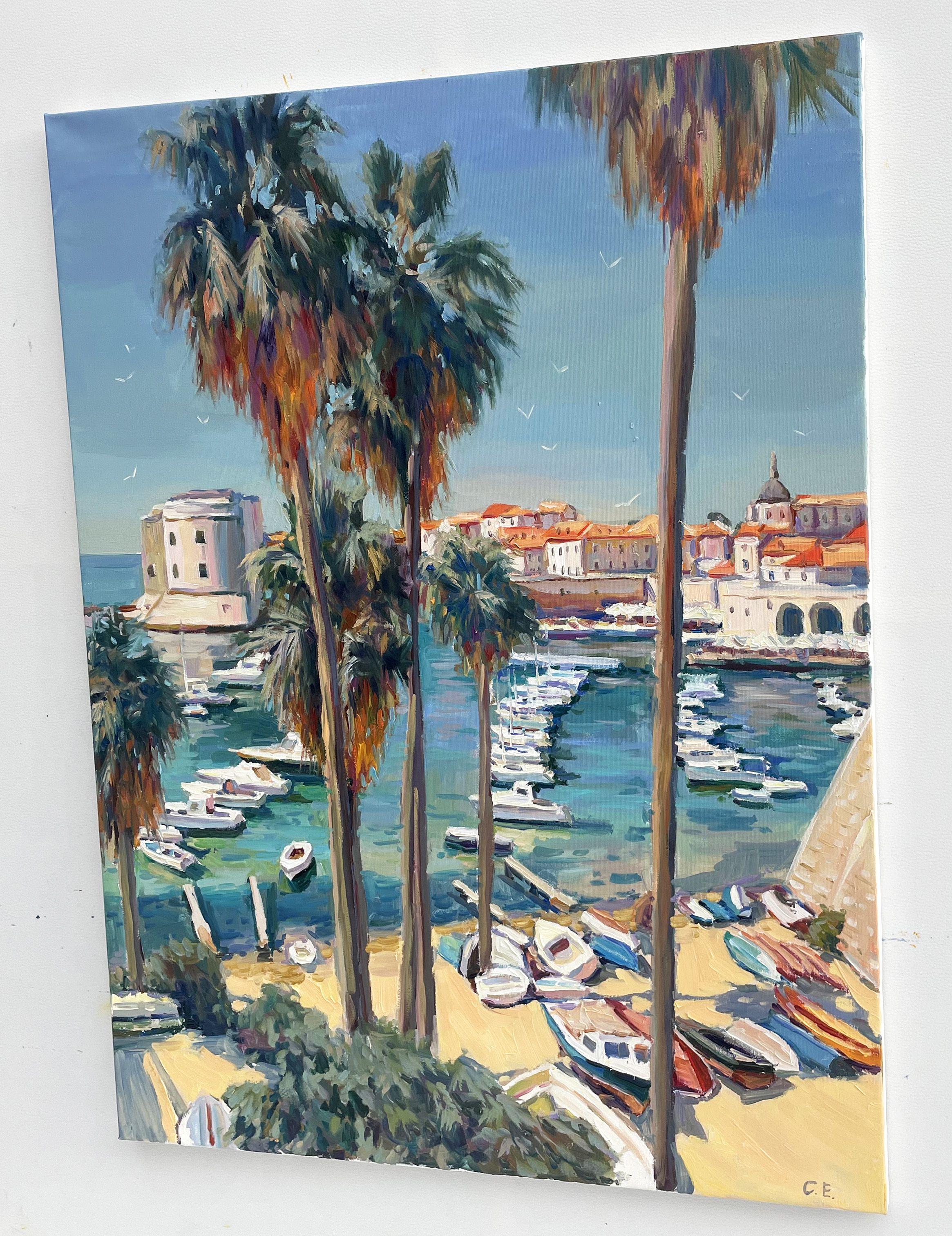 Croacia, Pintura, Óleo sobre lienzo - Painting Impresionista de Evgeny Chernyakovsky