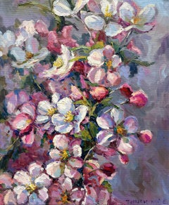flowering tree, Painting, Oil on Canvas