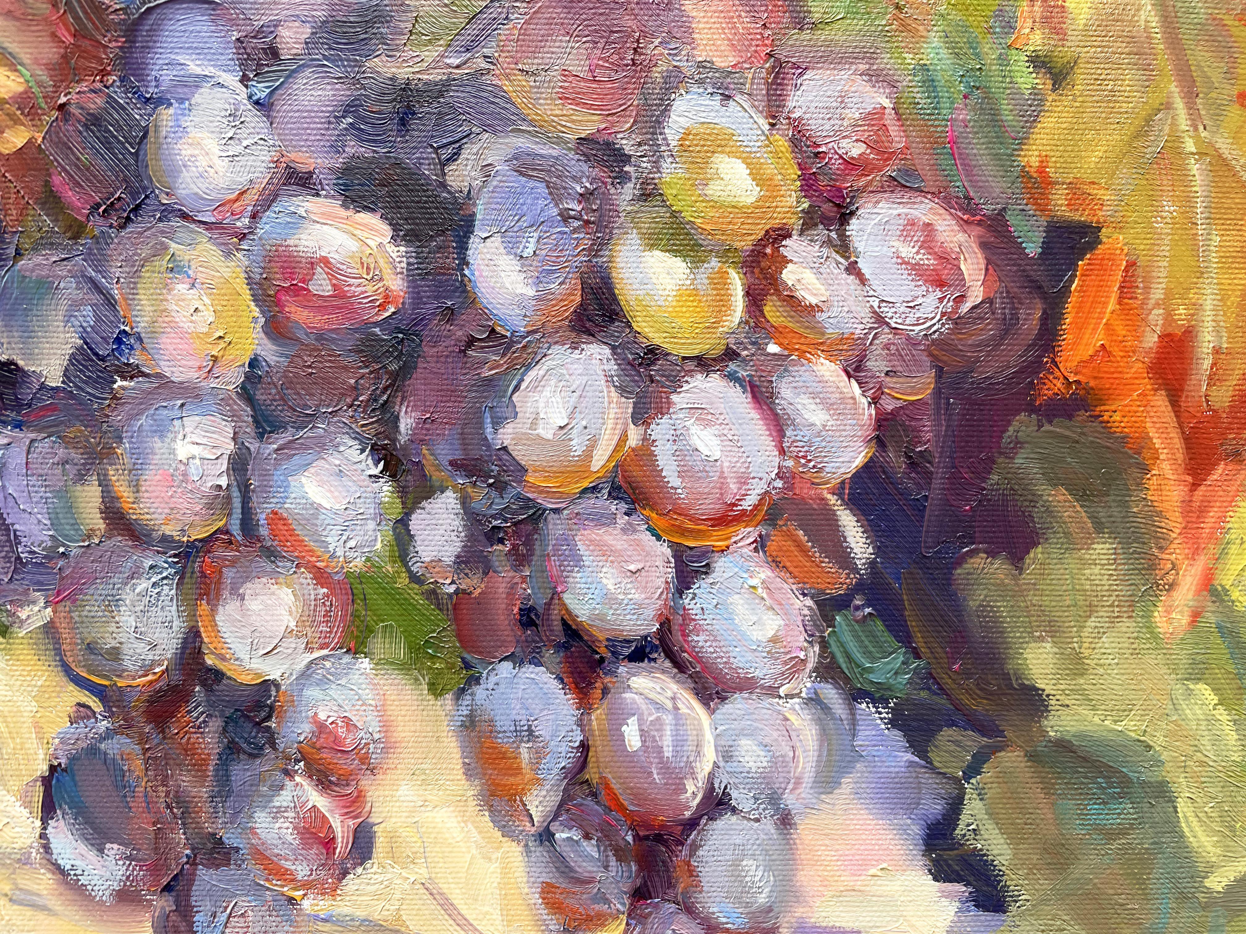 Grape, Gemälde, Öl auf Leinwand im Angebot 1