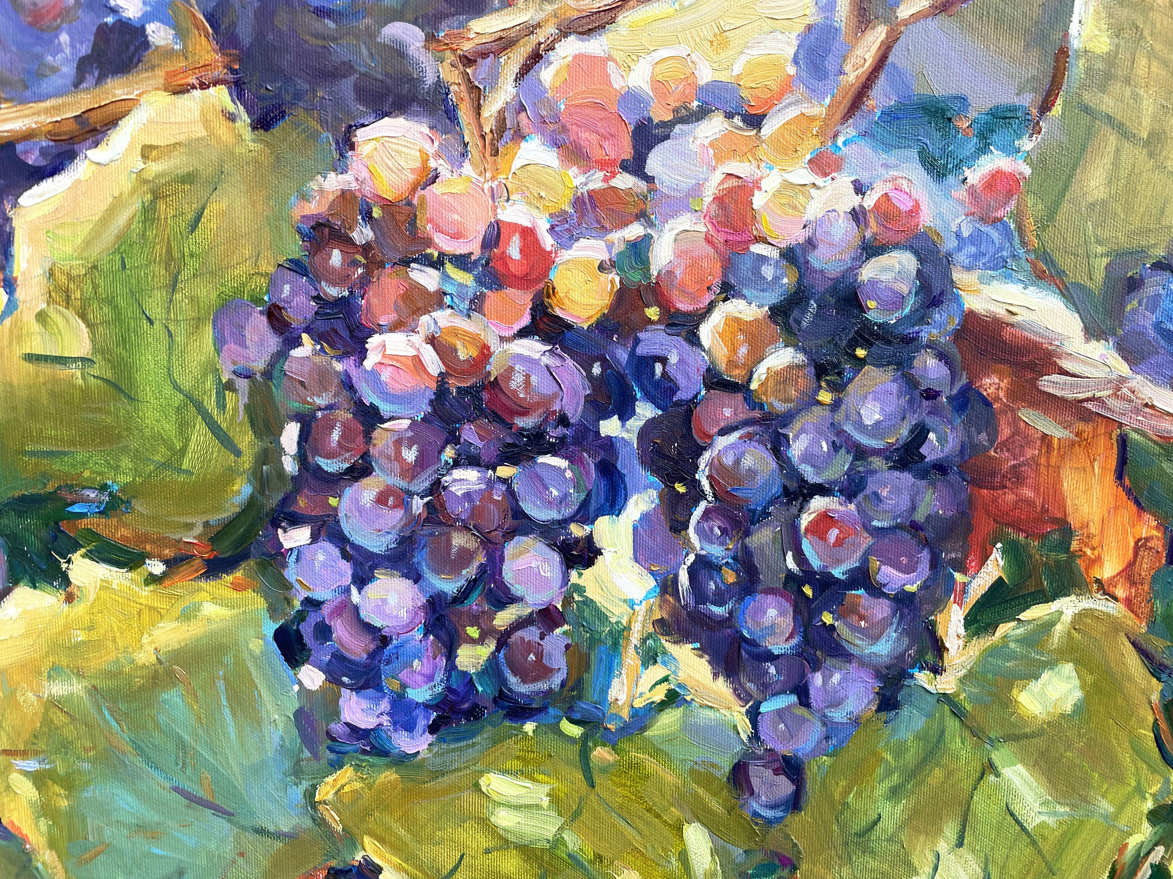 Grape, Gemälde, Öl auf Leinwand im Angebot 1