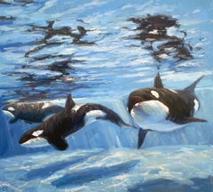 Killer whale, Painting, Oil on Canvas