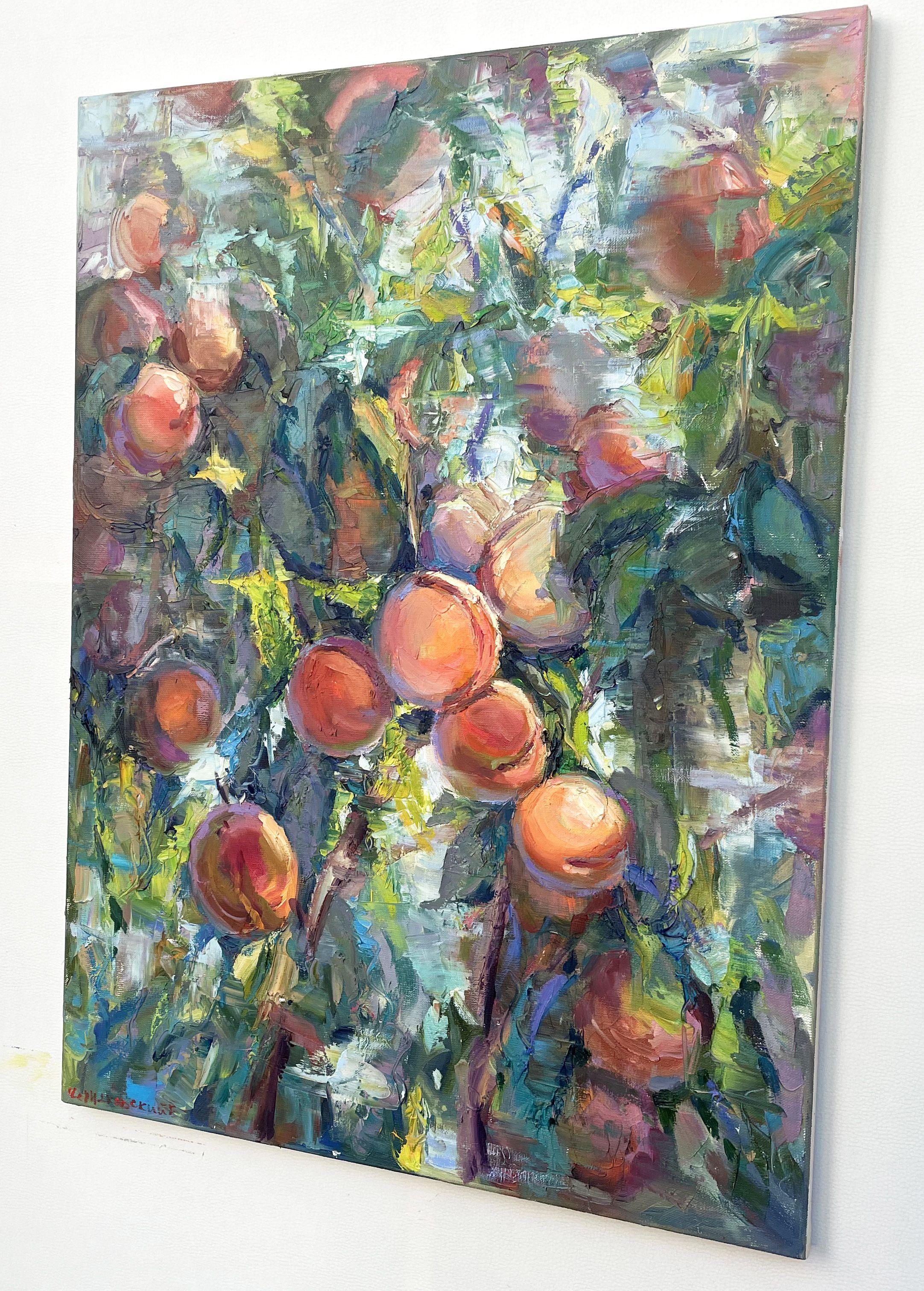 Peaches, Painting, Oil on Canvas For Sale 1