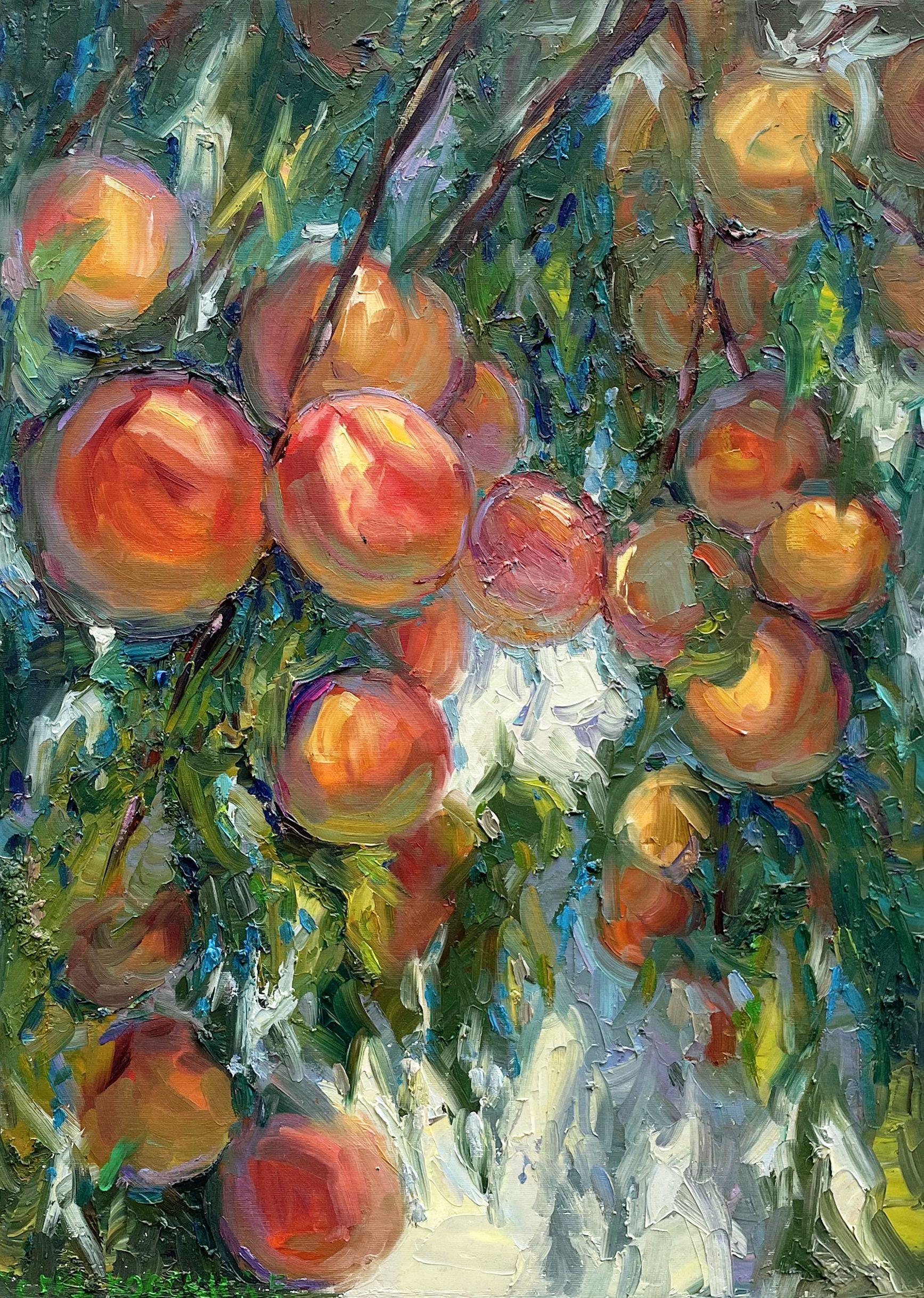 Peaches, Painting, Oil on Canvas