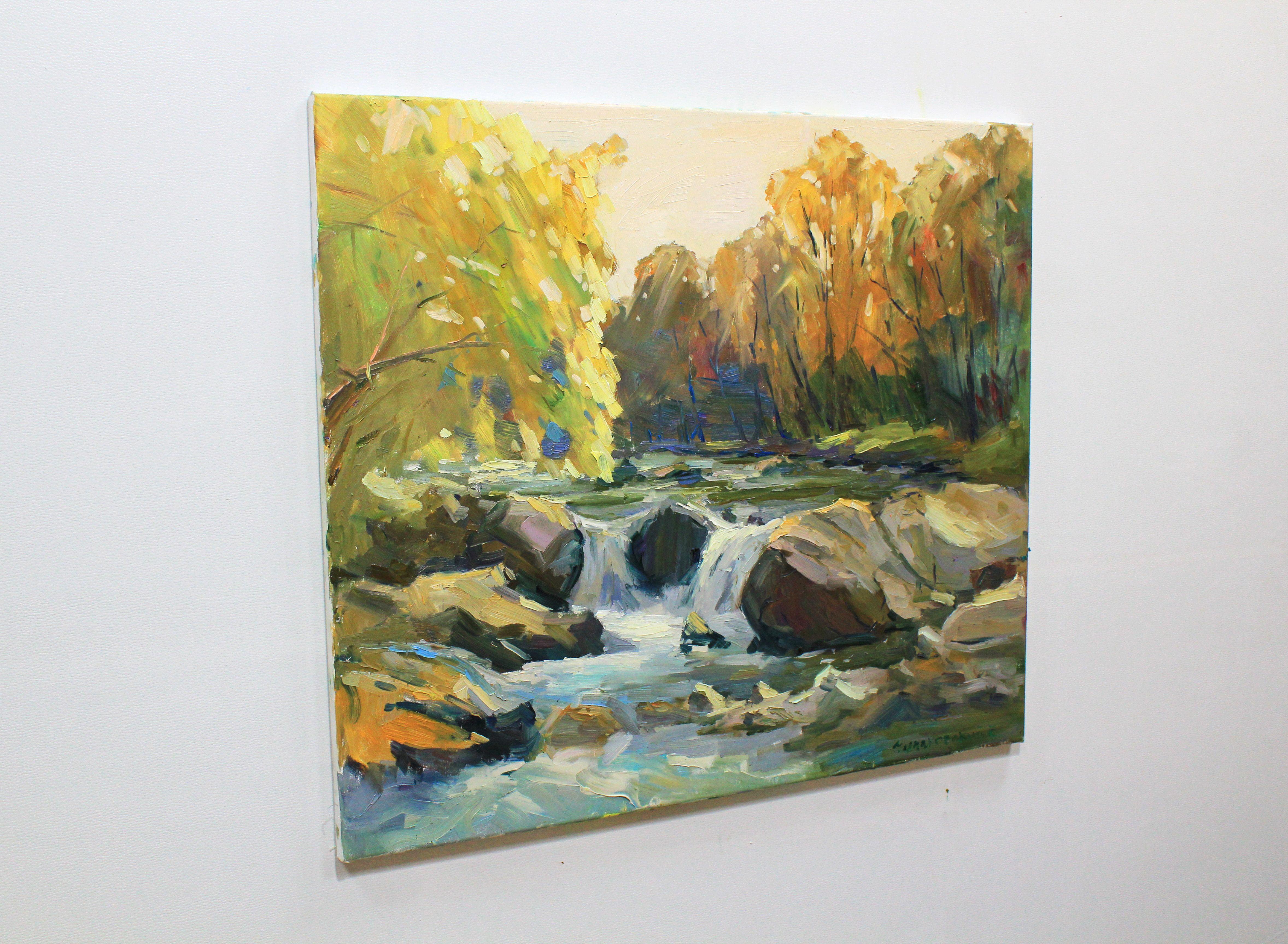 River, Painting, Oil on Canvas For Sale 1