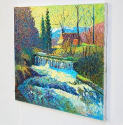 Fiume, Pittura, Olio su tela