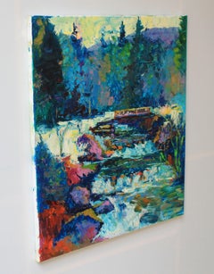 River, Painting, Oil on Canvas