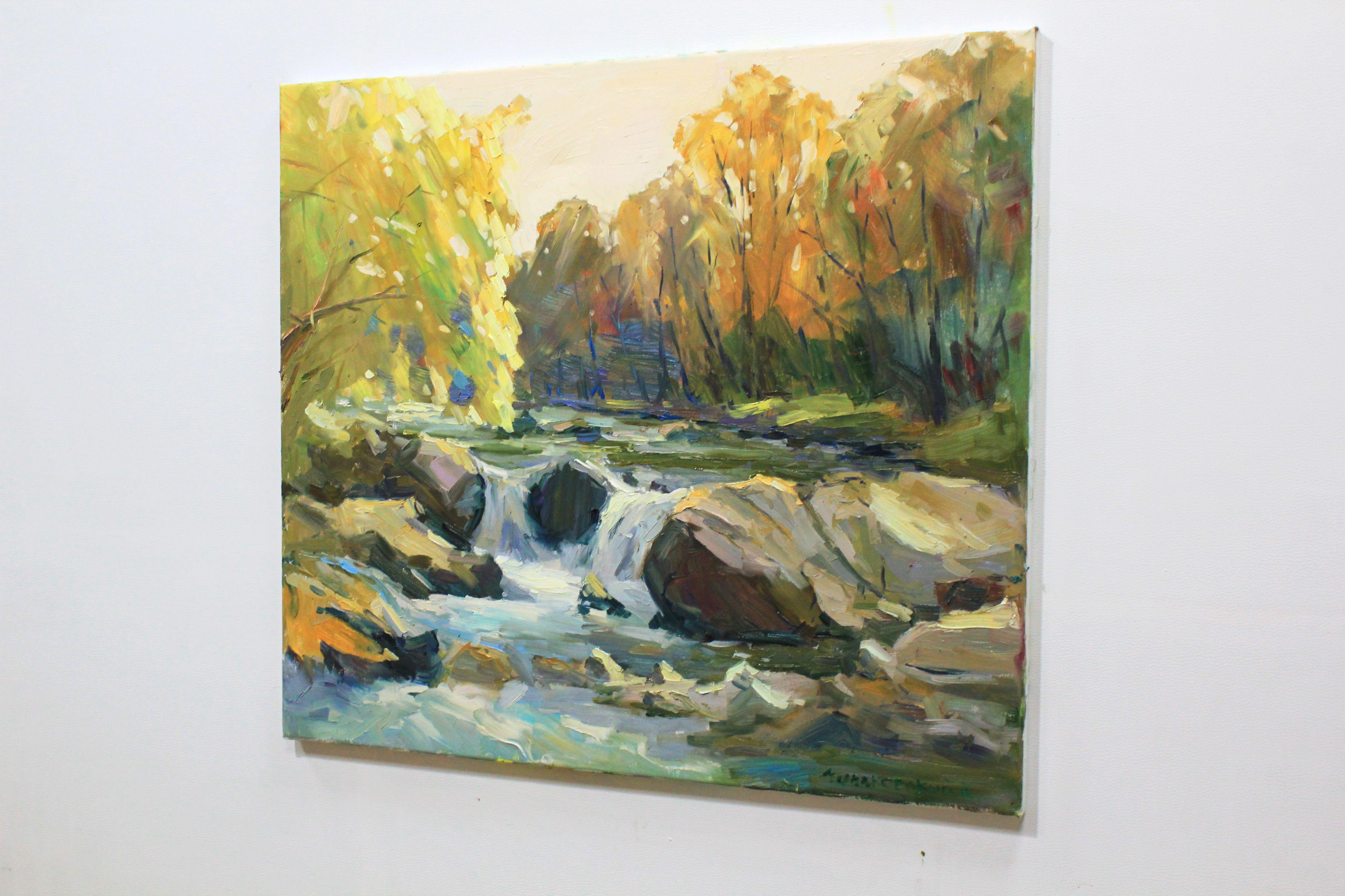 River, Painting, Oil on Canvas For Sale 2