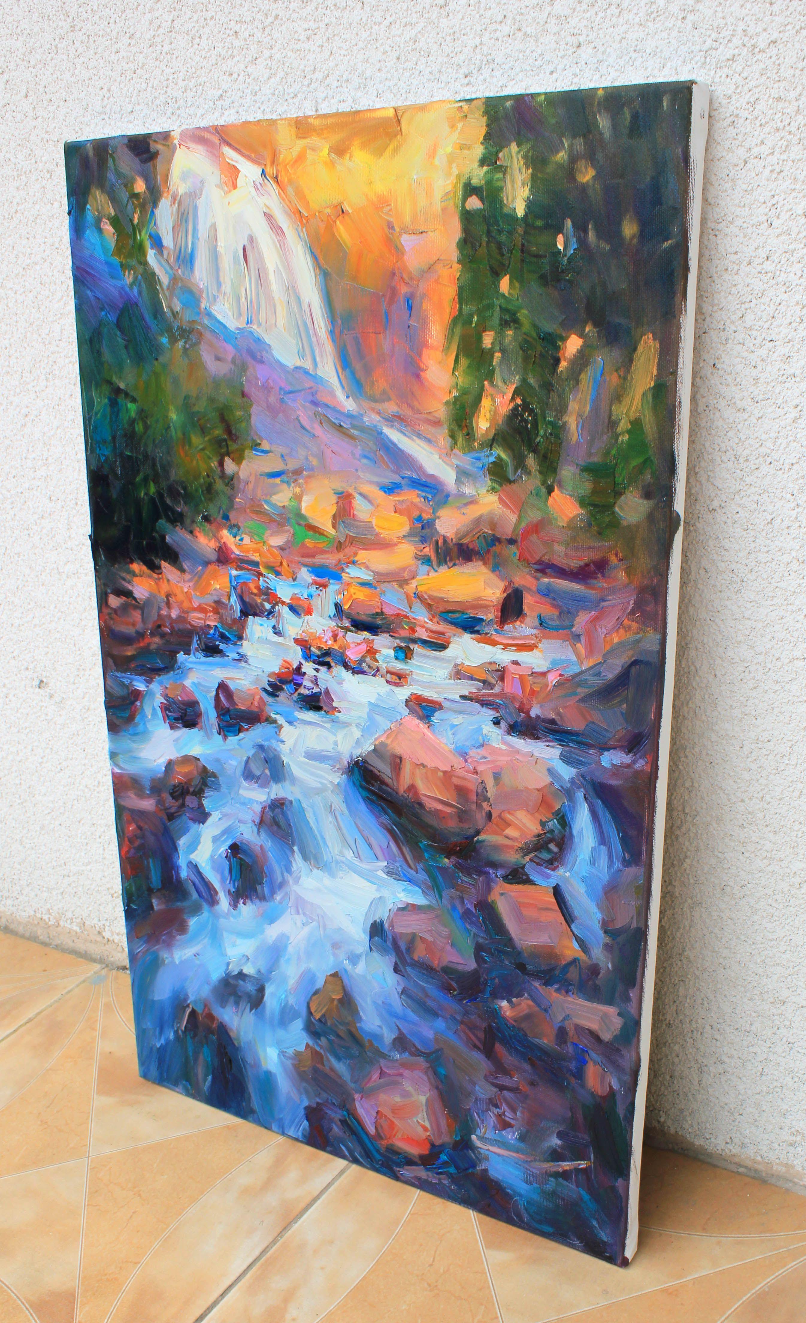 river, Painting, Oil on Canvas For Sale 2