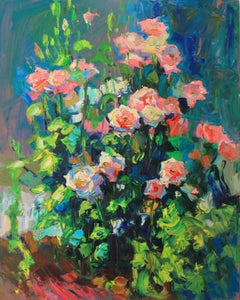 Roses, Painting, Oil on Canvas